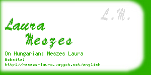 laura meszes business card